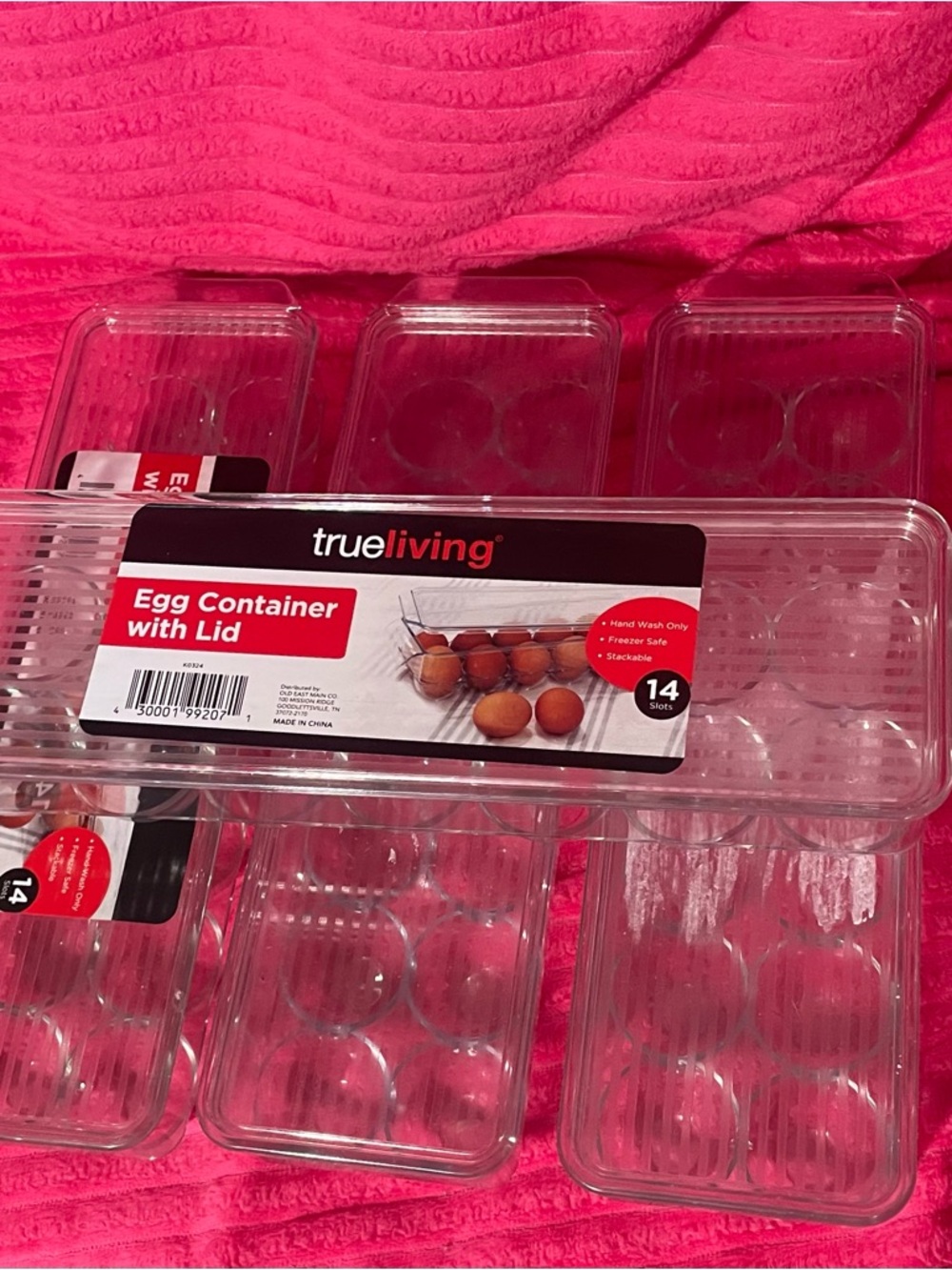 Set of 5 Egg Containers with Lids